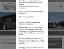 Tablet Screenshot of manikowski.de